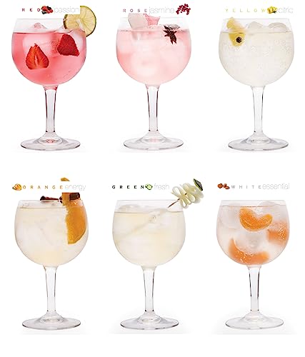 Foto von Gin Tonic infusions Aroma Beuteln Botanicals Geschenk -6 Aromen zum Verfeinern Ihres Gin. 100% natürliche Gewürze, Kräuter ,Blumen machen Ihren Cocktail