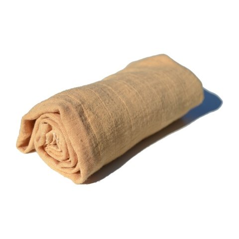 Crianza Natural - Gasa de bambú color 130 x 110 cm - 1 und, trigo Cover