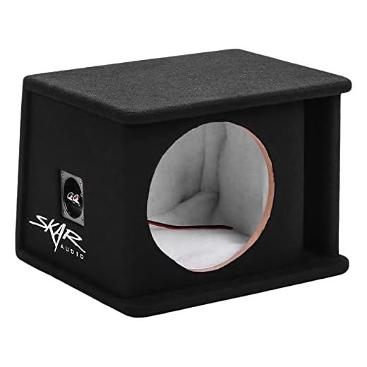 Skar Audio SK1X10V Single 10" Universal Fit Ported Subwoofer Enclosure