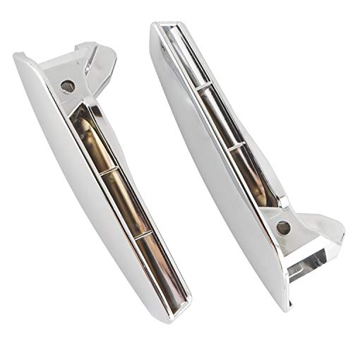 Npauto 81195 Interior Door Handles Driver & Passenger Side Replacement For Cadillac Escalade Tahoe Avalanche Gmc Yukon Pickup Truck 07 08 09 10 11 12 13 14, 15935954 22855620, Chrome Pair #TOP3