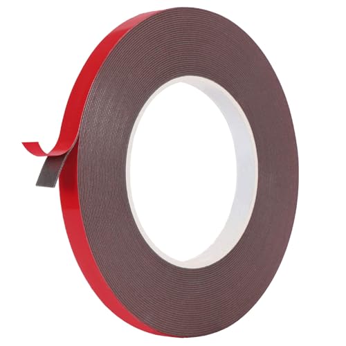 Double Sided Tape Gray Acrylic Adhesive Foam Tape, Heavy Duty, Industrial Waterproof Mounting Tape...