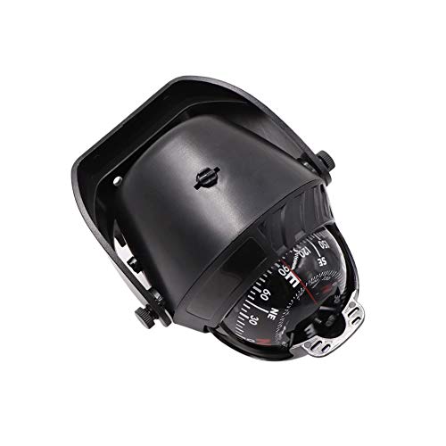 ITYAGUY Marine Boat Compass LED Light Navigation Pivoting Electronic Sea Compass Automotive High Precision for Sailing Boat Car Truck (Black) - Thumbnail 7