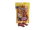 Ultra Chewy Bac-N-Licious Dog Treats - Savory Bacon Flavor Snack for All Dog Sizes - Bacon Strip Style Training Treat Rewards - Made in The USA