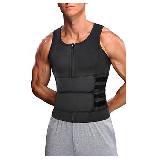 Litthing Chaleco Sauna para Hombre Chalecos de Gimnasia Sudoracion Camiseta Térmica Sauna Vest para Deporte Fitness