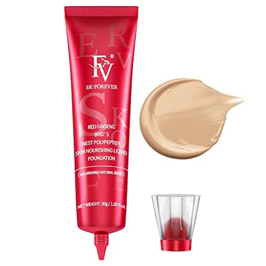 FV Base Maquillaje Hidratante, Acabado Natural & Cobertura Media, Impermeable de Larga Duración Base de Maquillaje piel Seca/Mixta, 30g, Nourishing Beige