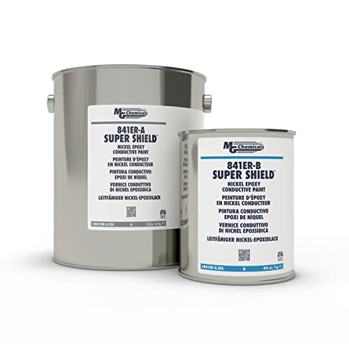MG Chemicals Super Shield Nickel Epoxy Conductive Coating, 2-Part Kit, 3.25 L