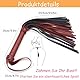 YIOTMOP BDSM Peitsche Erotische Whip Leder Flogger & Peitschen Fetisch Sex Toy für Sex Spiel Rollenspiel SM Bondage Sex Spielzeug für Männer Frau Paare