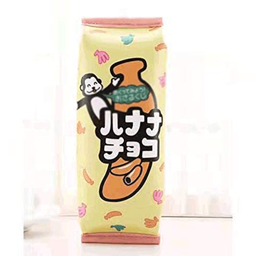 VGFUI Bolso de papelería de imitación de Cuero Bolso de Almacenamiento Estuche de lápices Estuche for Regalos (Color : A)