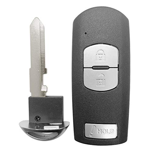 Llave Mazda 5 inteligente sustitución de mando 3 botones WAZSKE13D01 roto
