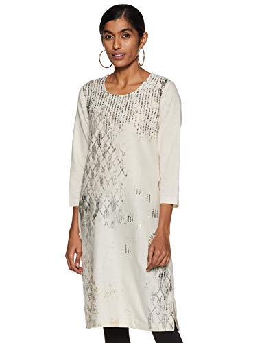 Image of BIBA Women's Rayon Straight Kurta