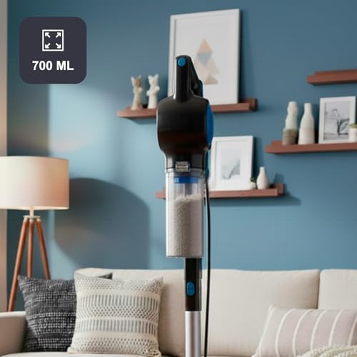 Black+Decker - Scopa Elettrica Con Filo 600W | 3 In 1 Scopa, Portatile E Lancia | Triplo Filtro Ciclonico + Filtro Epa Lavabile | Serbatoio Grande Capacità | Cavo 6M | Peso Leggero 2,5Kg - 5