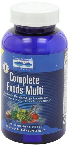 Trace Minerals Research Complete Foods Multi, 30 Day Supply, 240 Tablets #TOP6