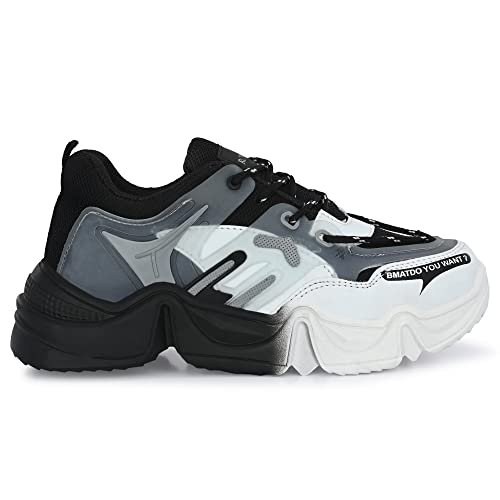 Image of ROWLANS Women's Synthetic Leather Comfortable /Running Lace-Ups Sports Shoes