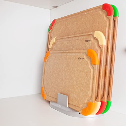 Elihome Cutting Board Rack Chopping Board Organizer Pot Pan Lids Holder Thin Bakeware Baking Tray Drying Display Stand Kitchen Countertop Cupboards Cabinet Office Sturdy Metal #TOP4