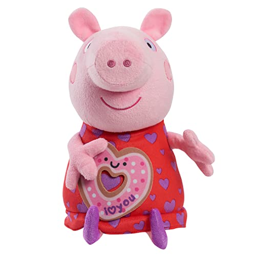 Peppa Pig Large Valentine’s Plush Stuffed Animal, Kids Toys For Ages 2 Up, Gifts And Presents #TOP3