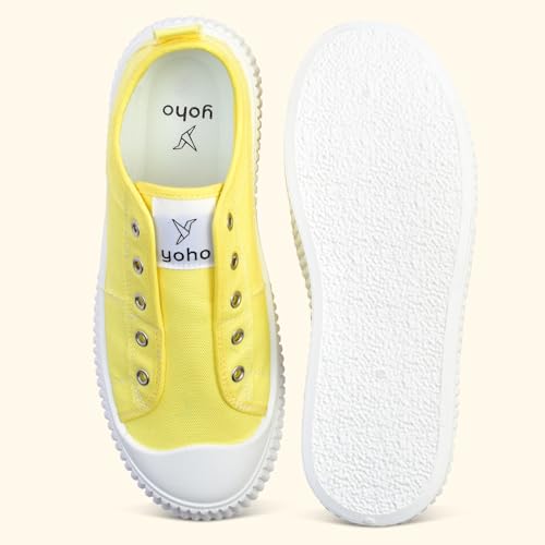 Image of YOHO Cruise Women's Without Lace Trendy Stylish Canvas Slip-On Sneakers (SoS)