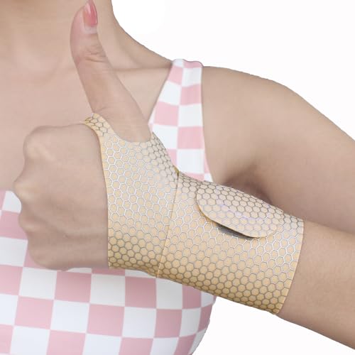 Yunyilan 089 2 Pcs Ultra-Thin Wrist Brace Support For Carpal Tunnel thumb #5