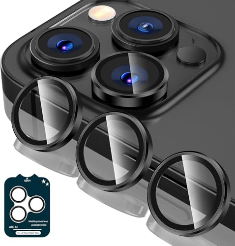 Image of Mobile Camera Lens Protector Compatible for iPhone 16 Pro & iPhone 16 Pro Max Black