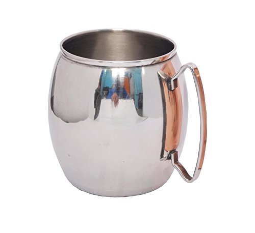 S N INTERNATIONAL Unique Design Steel Mug 550 ML