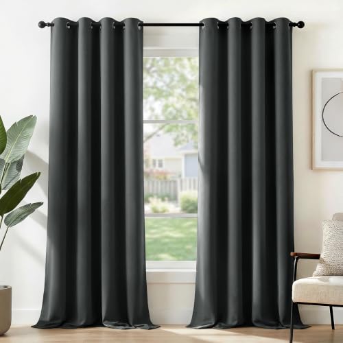 Deconovo Blackout Curtains for Bedroom and Living Room 84 Inches...