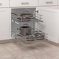 Knape & Vogt Double-Tier Wire Pull Out Kitchen & Bath Storage Basket only