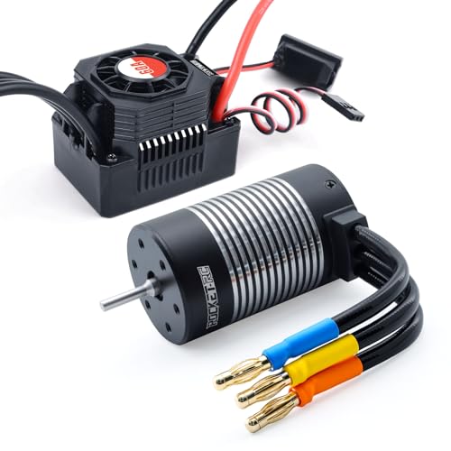 Moteur sans balais pour voiture 1/10 combo ESC 60A noir