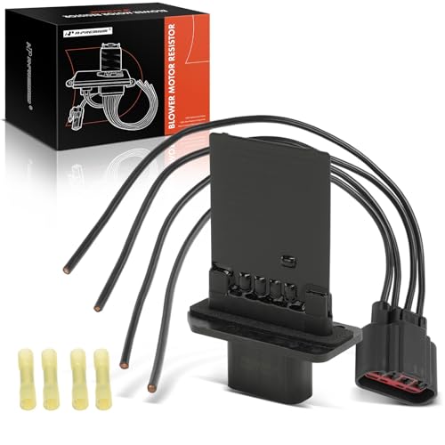 Image of A-Premium Front HVAC Blower Motor Resistor Compatible with Ford & Mercury | for Ford Crown Victoria 2005-2011 & Mercury Grand Marquis 2005-2011 - with Wire Harness Kit, Replace# 4W7Z19A706A