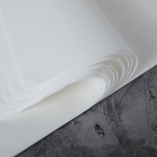 Skyygemm 50 folhas de papel de arroz para caligrafia chinesa para artesanato 26 x 35 cm papel chinês japonês desenho caligrafia prática esboço pintura folha sem grades materiais de arte