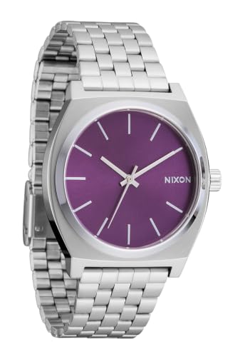 Image of Nixon Unisex Time Teller X Mountain Dweller Collection | (37mm Watch Face, 19.5mm-18mm Stainless Steel Band)