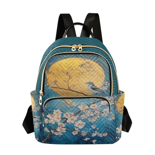 Lxqimora Nightingale Plum Blossoms Backpack Purse Fashion