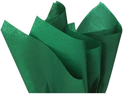 Flexicore Packaging| Gift Wrap Tissue Paper|15"x20"|100 Count (Lime Green, 100 Sheets) (Emerald Green)