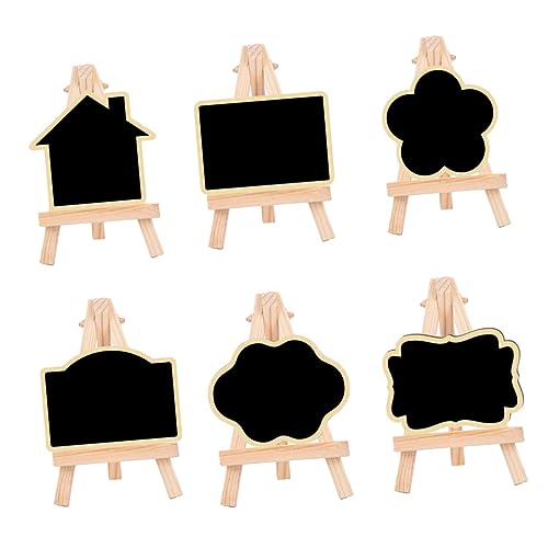 GREENADSCAPE 6 Piezas Tablero De Mensajes Del Día De San Valentín Pizarra Blanca Signos De Charcutería Decoración De Cubículo Tablero De Letras De Fieltro Pizarra Decorativa Pizarra En
