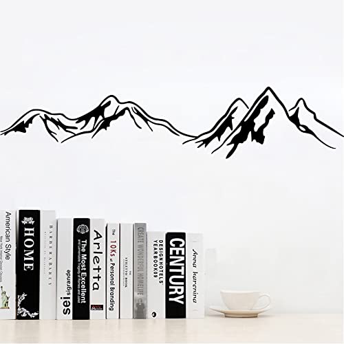 Big Mountains Wall Stickers for Living Room Family Landscapes Wall Decals Inspirational Wall Art Decor Wallpaper for Bedroom Home Background Decoration - Image 3