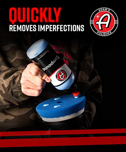 Adam’s 2-Step Polishing System 12Oz Combo - Silicone-Free, Body Shop Safe Formula - Quick, Professional Correcting And Polishing Results For Clear Coat, Gel Coat, Single Stage Finishes #TOP4
