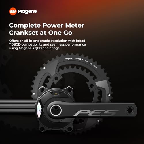 Magene Capteur de Puissance PES P515 Idéal pour Progresser en Cyclisme sur Route