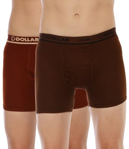 Image of Dollar Lehar Mens Combed Cotton Trunk - Actual Colour May Vary