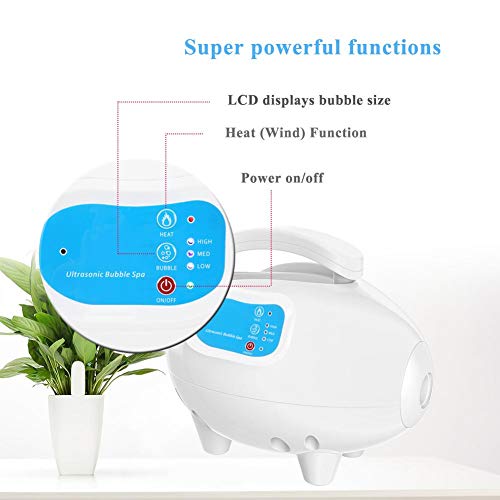 Haox, Electric Bathtub Bubble Massage Mat, Waterproof Tub Massaging Spa,Tub Spa Massager With Remote Control Adjustable Bubble Settings, With Heat (Wind) Function 45.7X14.8In(Us 110V) #TOP3