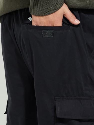 Image of Max Men's Relaxed Fit Low Rise URB N Solid Cargo Joggers