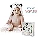 Baby Bath Hooded Towel, Washcloth with Hood, Organic Bamboo, Extra Soft, Absorbent, Perfect Baby Shower Gift for Newborns Infants Toddlers Kids Boys Girls