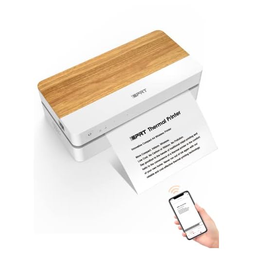 iDPRT A4 Thermal Printer, Future800 Inkless Printer, 300dpi Resolution 4ips Fast A4 Paper Printer with Auto Cutting, 100 Sheets Capacity, Compact Design, Support WiFi App Wireless or USB Connection