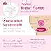 Spectra - Premium Breast Milk Pump Accessory Kit with Baby Bottles - Medium 24mm - Breast Pump Accessories - 2 Pack