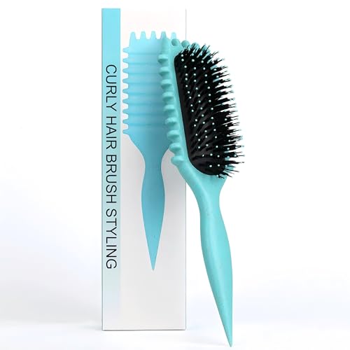 Cepillo Defnidor de Rizos Profesional – Forma y Define Rulos (Verde, 28cm)