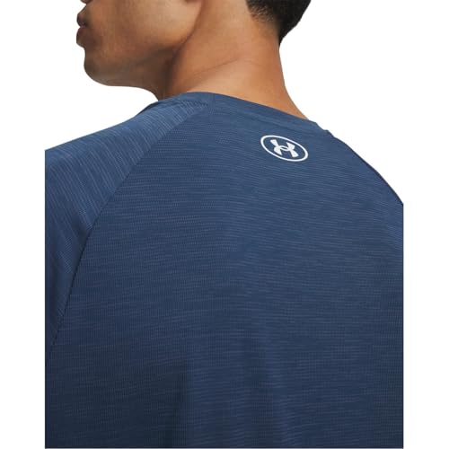 T-Shirt Technique texturé Haut de Gamme UA Bleu S