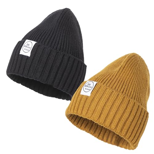 Image of DASMINI Baby Beanie Toddler Winter Hat Infant Babies Newborn Kids Beanies Knit Hats Girl Boy