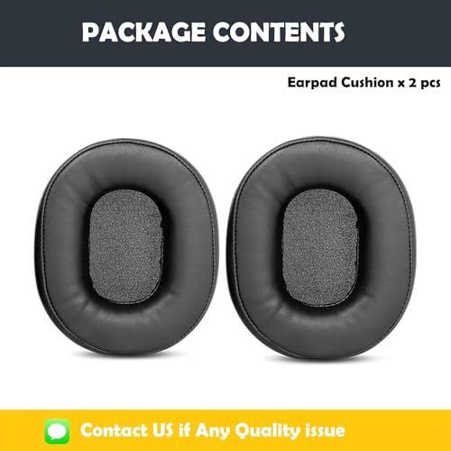 H510 Zeus Wired Gaming Earpads Replacement para Redragon H510 Zeus Wired Gaming Headset Almohadillas de Auriculares con Cuero Proteico y Espuma de Memoria miniatura 5