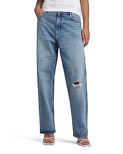 G-Star Raw Type 89 Loose Jeans, Vaqueros Para Mujer, Azul Sun Faded Ripped Air Force Blue D21081-C967-D899 , 25w 32l G-Star Raw Type 89 Loose Jeans, Vaqueros Para Mujer, Azul Sun Faded Ripped Air Force Blue D21081-C967-D899 , 25w 32l