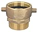 Dixon 1-1/2" FNPSH SWIV X 1-1/2" MNST PL Brass (SM15S15F)