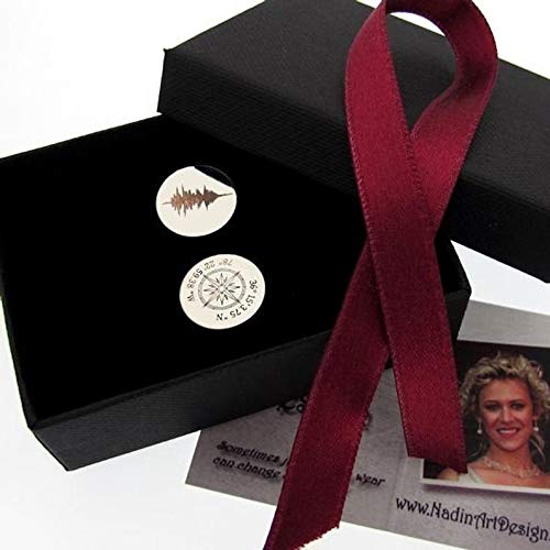 Mancuernillas personalizadas para hombres, accesorio grabado miniatura 6