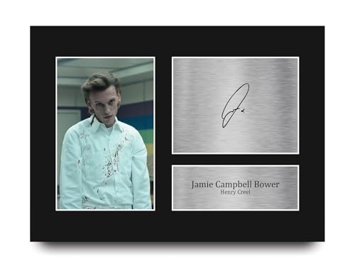 Bild: HWC Trading Jamie Campbell Bower Strange Hawkins Thing Henry Creel Geschenke Gedrucktes Signiertes Autogramm Foto f�r Fans von Fernsehshows - A4 f�r 14,99 EUR bei amazon.de