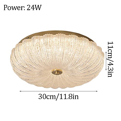 Lámpara de techo de vidrio Dere para regular luz interior 8